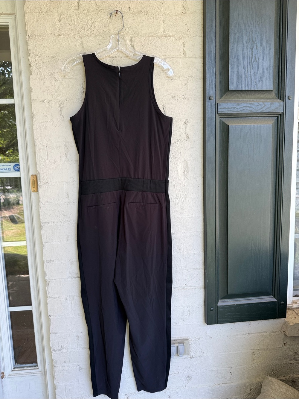 Athleta Brooklyn Sleeveless Black Jumpsuit Size 6 - Picture 8 of 13